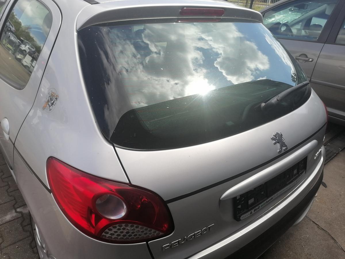 Peugeot206+ original Heckklappe mit Heckscheibe EZR Aluminiumgrau Bj.2011